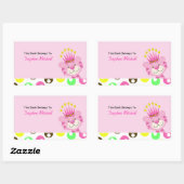 Koningin van het Oerwoud Custom Book Bord Sticker (Vel)