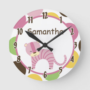 Koningin van het Oerwoud Lion Safari Gepersonalise Ronde Klok