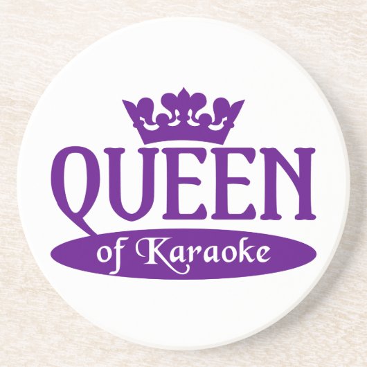 Koningin van het onderzetter Karaoke (Voorkant)