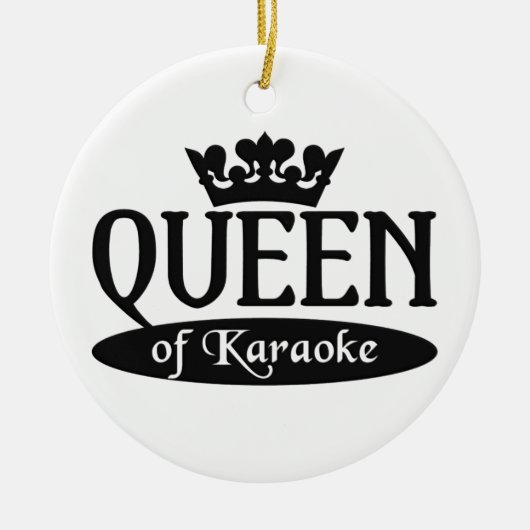 Koningin van het ornament Karaoke (Voorkant)