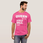 Koningin Van Het Pickleballveld T-shirt (Voorkant volledig)