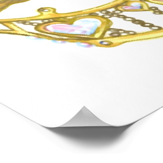 Koningin van het poster van Hearts (Hoek)