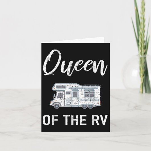 Koningin Van Het Rv-Campen Kaart (Voorkant)