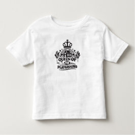 Koningin Van Het Speelplein Schattige Kinderen Cit Kinder Shirts