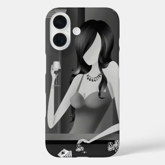 Koningin van het Spel - Las Vegas Case-Mate iPhone Case (Achterkant)
