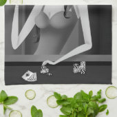 Koningin van het Spel - Las Vegas Casino Theedoek (Gevouwen)