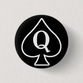 Koningin van het Tattoo QOS Button Badge (Voorkant)