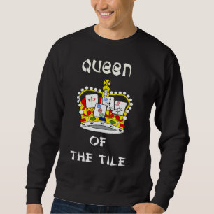koningin van het Tile Fun Game Play Mahjongg 1 Trui