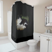Koningin van het tuinkat-douchergordijn douchegordijn (In situ)