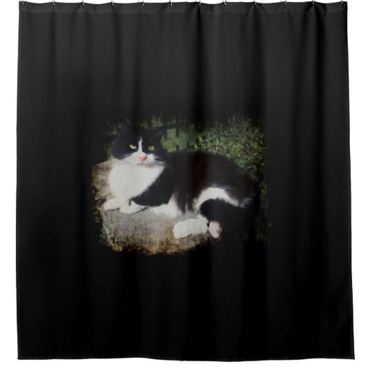 Koningin van het tuinkat-douchergordijn douchegordijn (Voorkant)