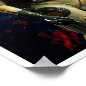 KONINGIN VAN HET UNIVERSEEL SCI-FI PRINT (Hoek)