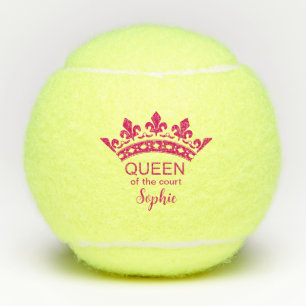 Koningin van het veld tennisballen