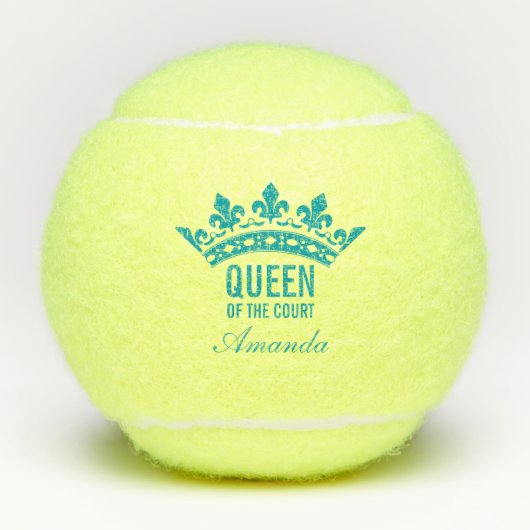 Koningin van het veld tennisballen (Voorkant)