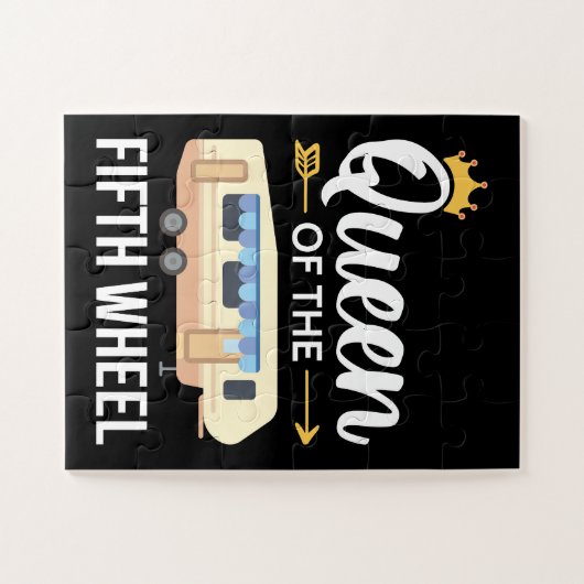 Koningin van het vijfde wiel I Legpuzzel (Horizontaal)