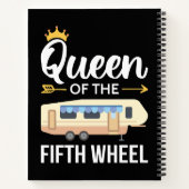 Koningin van het vijfde wiel I Notitieboek (Achterkant)