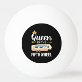 Koningin van het vijfde wiel I Pingpongbal (Achterkant)