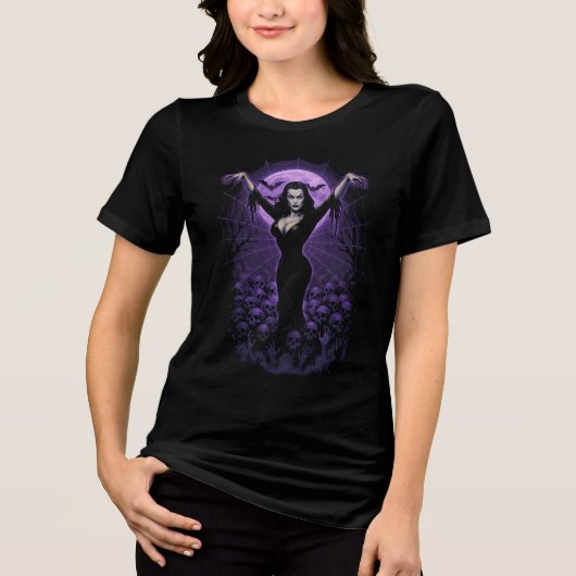 Koningin van het web - Gothic Vampire Shirt (Voorkant)