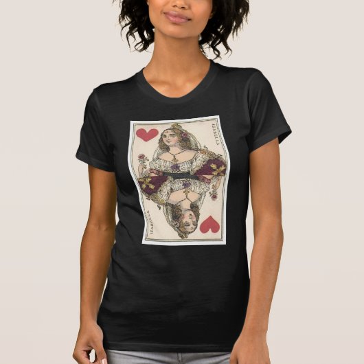 KONINGIN VAN HOORZITTEN -  ISABELLA-gedrukte tekst T-shirt (Voorkant)
