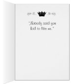 "Koningin van iedereen" (Binnen (Rechts))