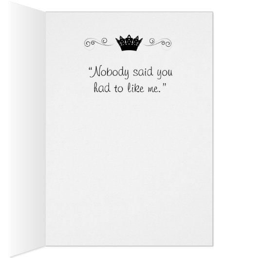 "Koningin van iedereen" (Binnen (Rechts))