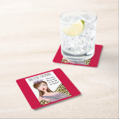 "Koningin van iedereen" Kartonnen Onderzetters (Insitu)