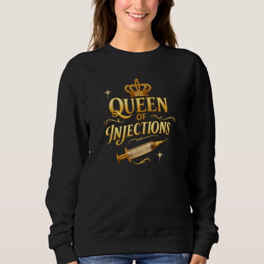 koningin van injecties trui (Voorkant)