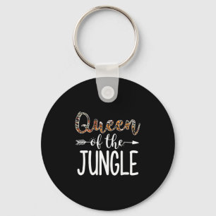 Koningin Van Jungle Safari Squad Zoo Matching Safa Sleutelhanger