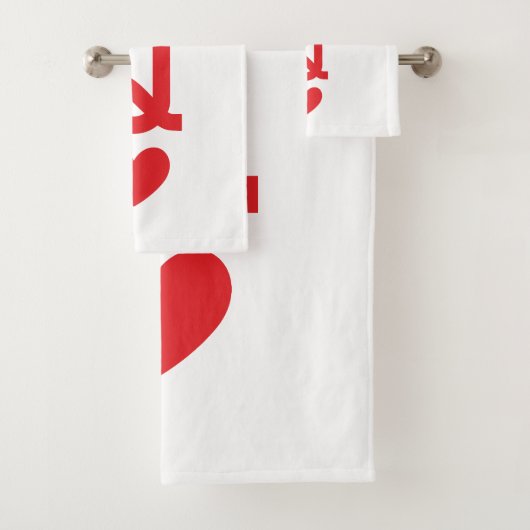 Koningin van kaarten bad handdoek (Insitu)