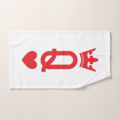 Koningin van kaarten bad handdoek (Handdoek)