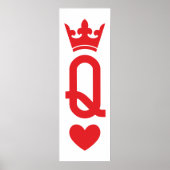 Koningin van kaarten poster (Voorkant)