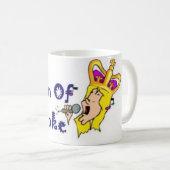 koningin van Karaoke Koffiemok (Voorkant rechts)