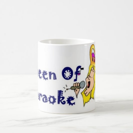 koningin van Karaoke Koffiemok (Center)