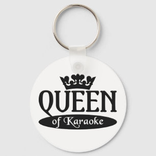 Koningin van Karaoke sleutelhanger