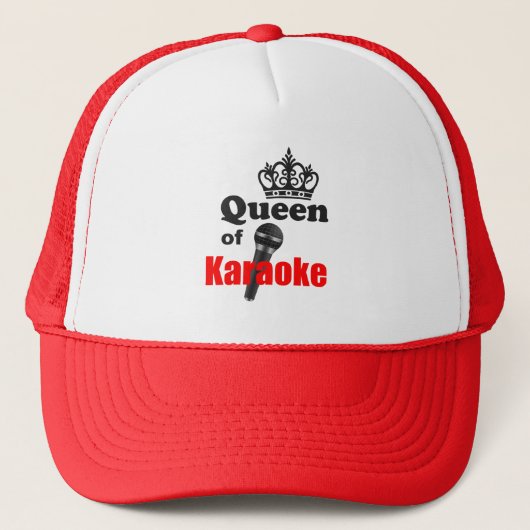 Koningin van Karaoke Trucker Pet (Voorkant)