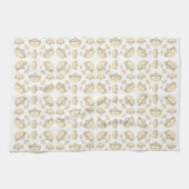 Koningin van Kroon Tiara Pattern Kitchen Towel Theedoek (Horizontaal)