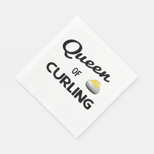 Koningin van krullende papieren servet (Hoek)