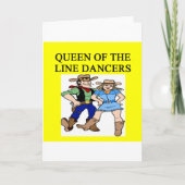 koningin van lijndansen kaart (Voorkant)
