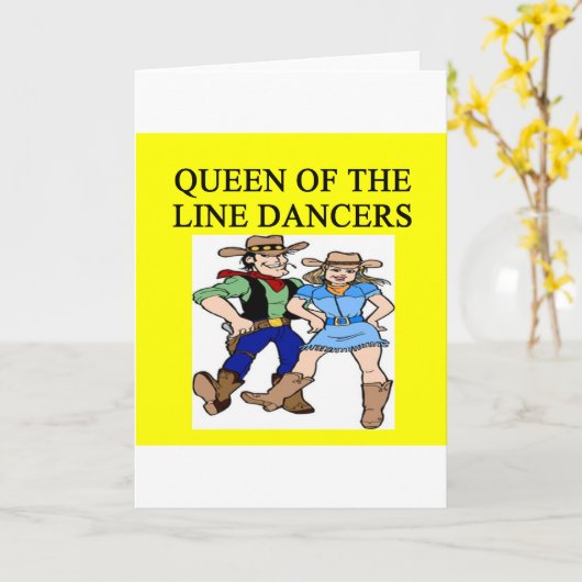 koningin van lijndansen kaart (Gele Bloem)