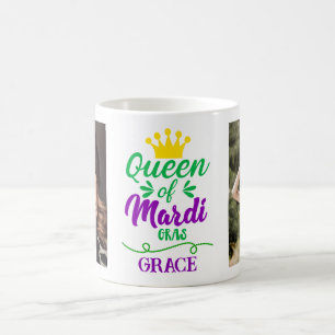 Koningin van Mardi Gras Foto Koffiemok