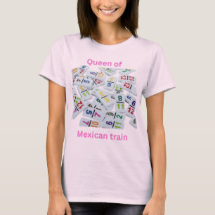 Koningin van Mexicaanse trein T-shirt
