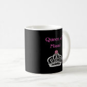 Koningin van Miami Coffee Mugs Koffiemok (Voorkant rechts)