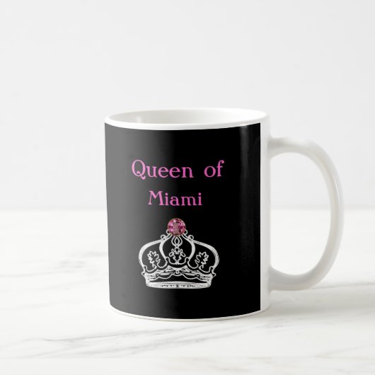 Koningin van Miami Coffee Mugs Koffiemok (Rechts)