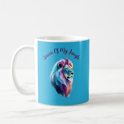 "Koningin Van Mijn Eigen Jungle"  Koffiemok (Links)
