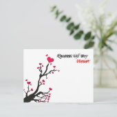 Koningin van mijn hart, briefkaart (Staand voorkant)