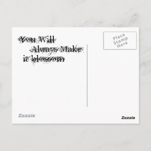 Koningin van mijn hart, briefkaart (Achterkant)