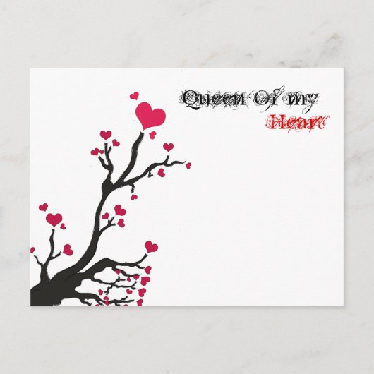 Koningin van mijn hart, briefkaart (Voorkant)