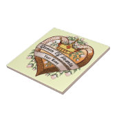 Koningin van mijn hart cadeaudoos tegeltje (Zijkant)