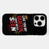 "Koningin van mijn hart - Mama's liefde" 👑❤️ Case-Mate iPhone Case (Achterkant (horizontaal))
