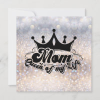 Koningin van mijn leven Moeder Moederdag KAART