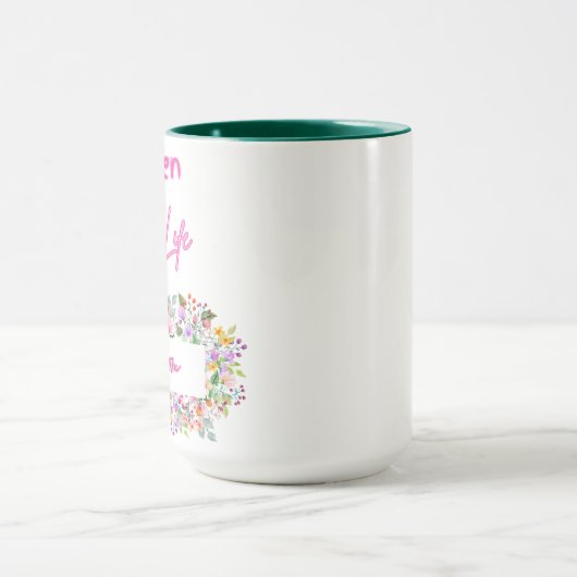 Koningin van mijn leven mok (Midden)